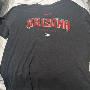Nike Charcoal Arizona Baseball Tee